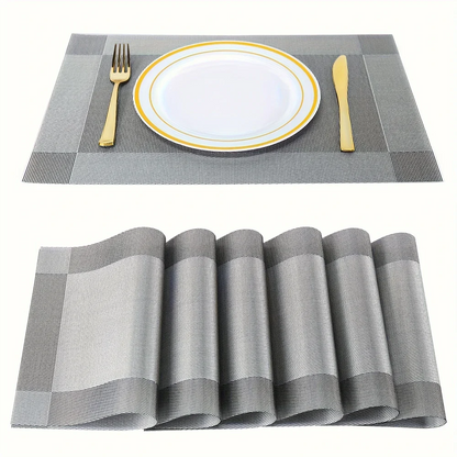 Heat-Resistant PVC Placemats