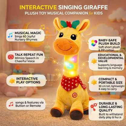 Singing Giraffe Plush Toy