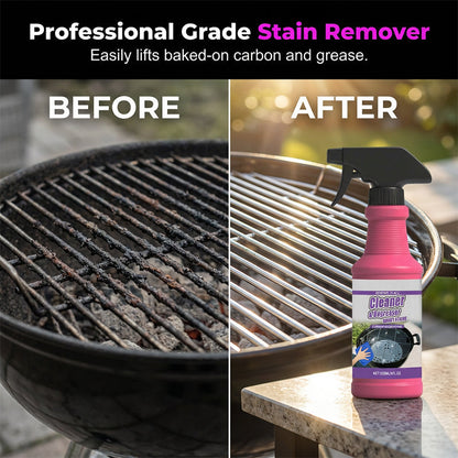 BBQ Grill Degreaser Spray for Baked-On Grease and Dirt, 120ml Spray Bottle, Fast-Acting