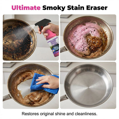 BBQ Grill Degreaser Spray for Baked-On Grease and Dirt, 120ml Spray Bottle, Fast-Acting