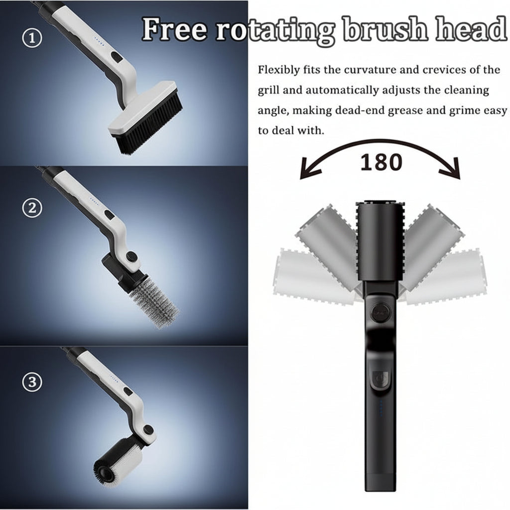 Electric Rechargeable Grill Brush