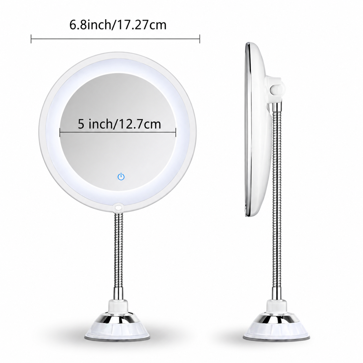 LED Magnifying Bathroom Mirror