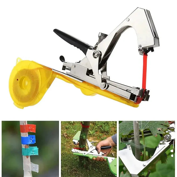 One-Handed Plant Tying Tool for Gentle Fastening of Tomatoes and Climbing Plants