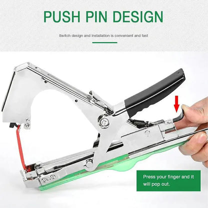 One-Handed Plant Tying Tool for Gentle Fastening of Tomatoes and Climbing Plants