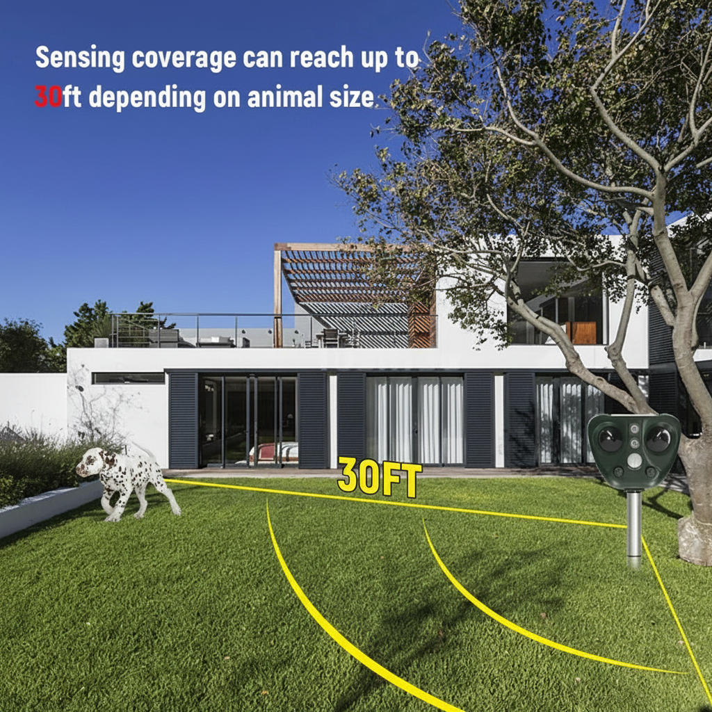 Solar Ultrasonic Bird Repeller