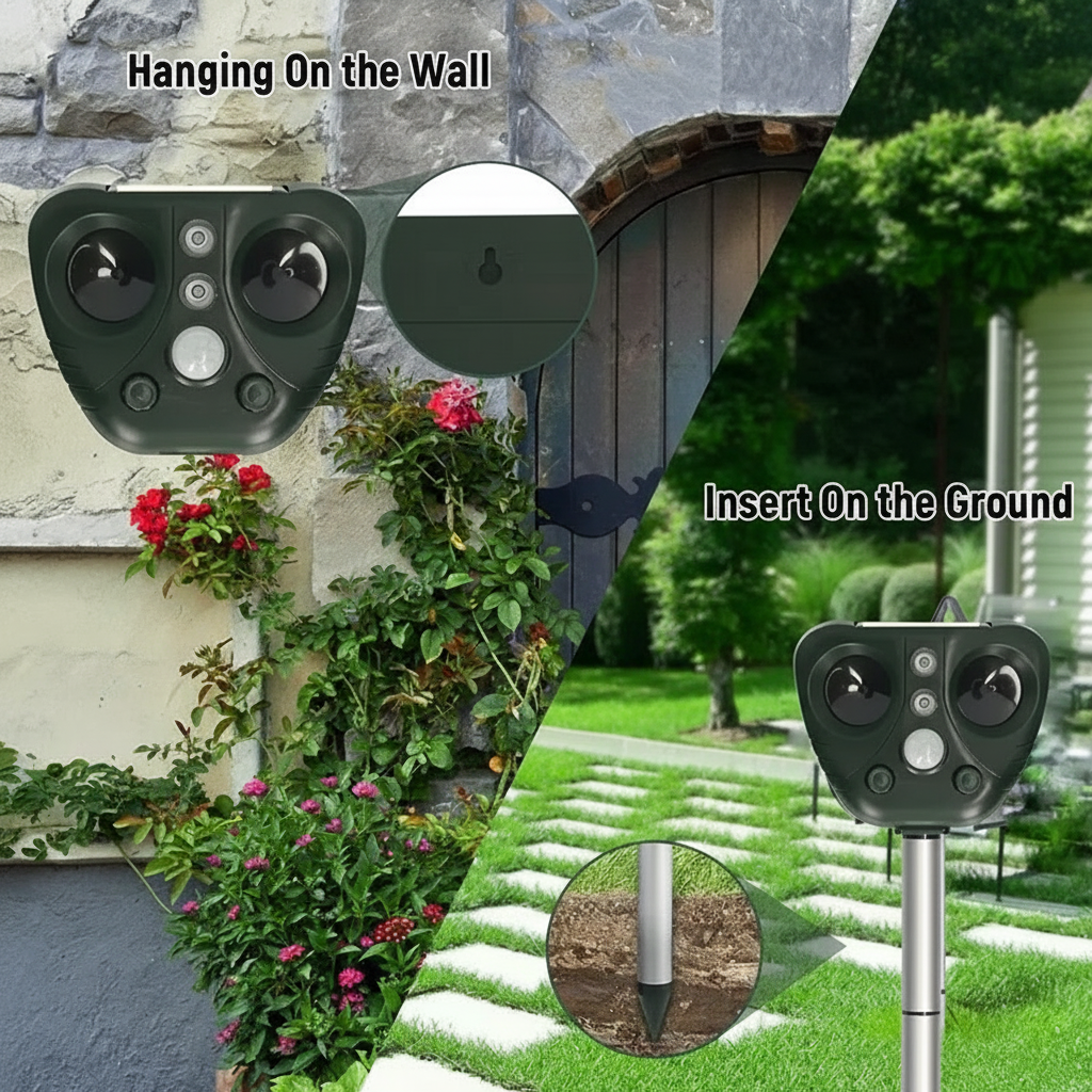 Solar Ultrasonic Bird Repeller