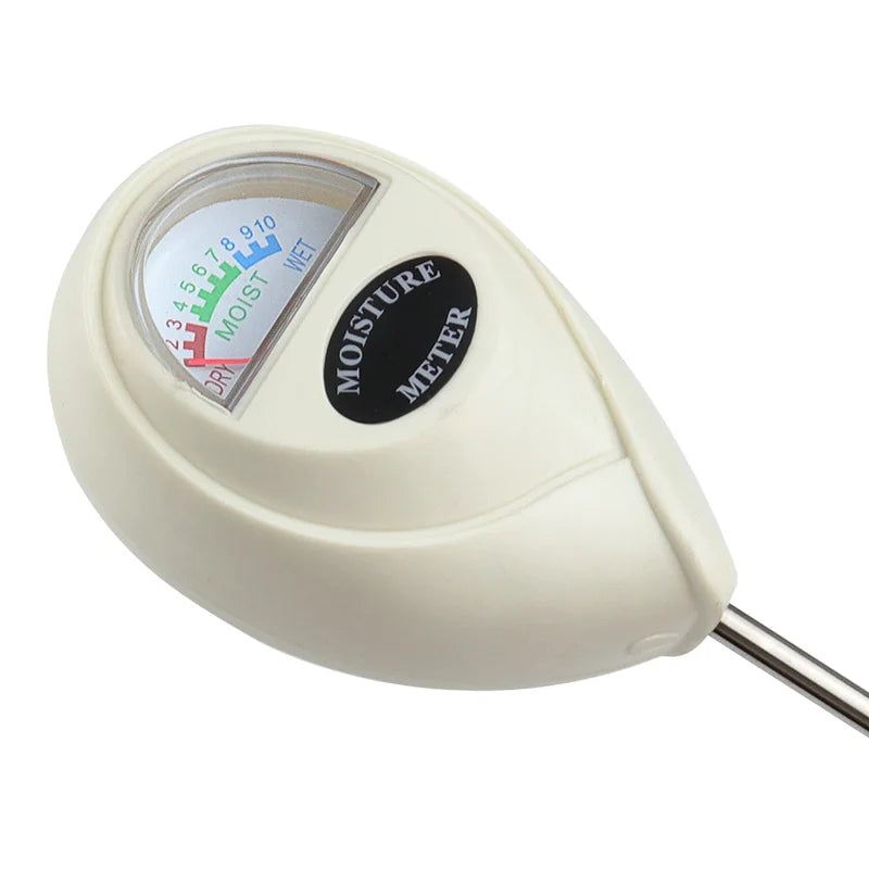 Battery-Free Soil Moisture Meter for Plants with Instant 1-10 Scale Display, Metal Probe