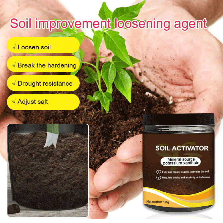 Potassium Mineral Soil Improvement Powder for Root-Zone Care in Beds and Containers