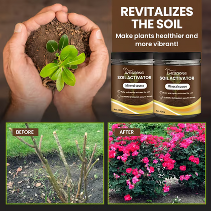 Potassium Mineral Soil Improvement Powder for Root-Zone Care in Beds and Containers