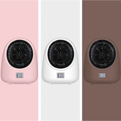 Compact Mini Heater for Home 350W to 400W ABS PPS Portable Personal Space Heater White Pink Brown