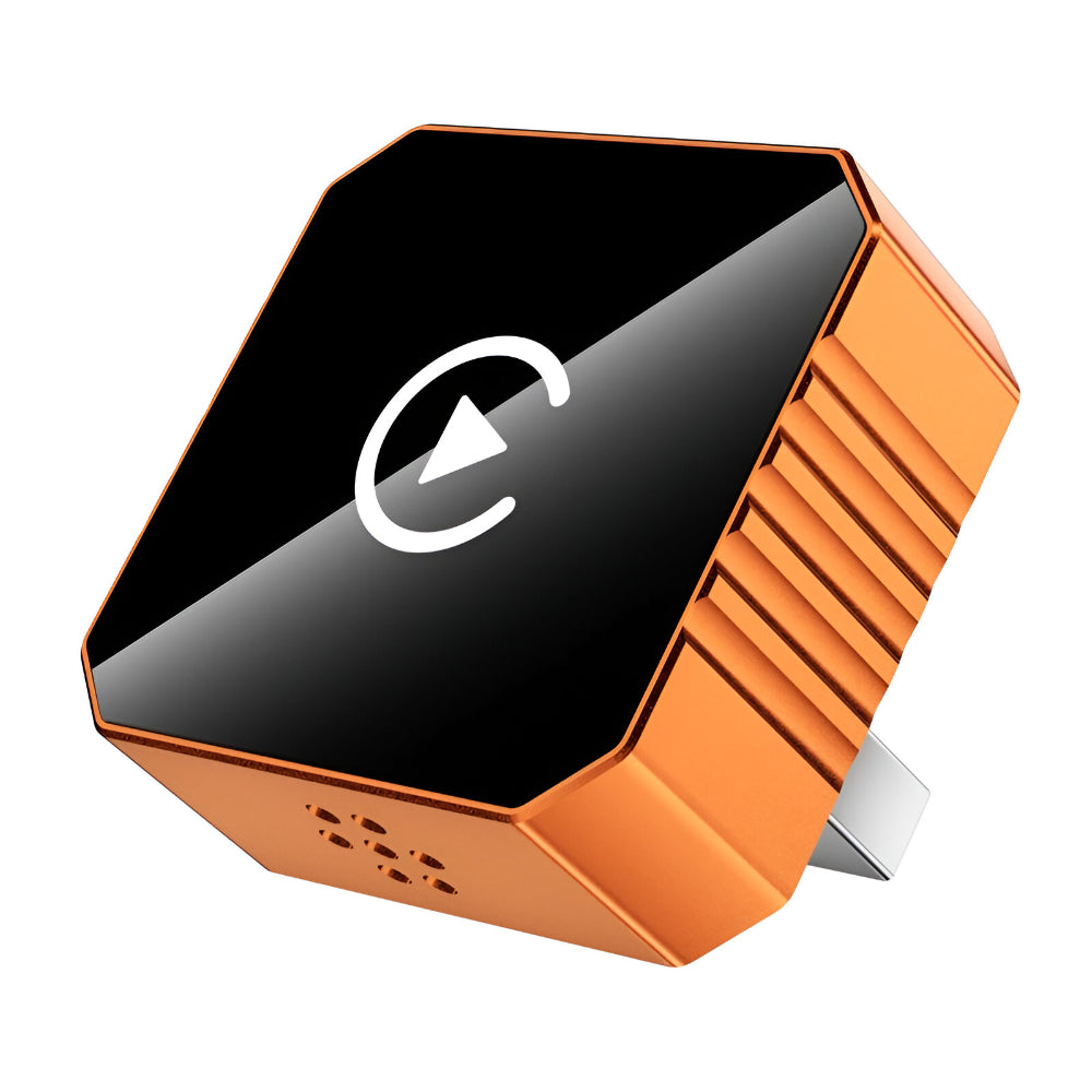 Wireless CarPlay Adapter for Factory Wired Systems with Dual-Band USB Connectivity