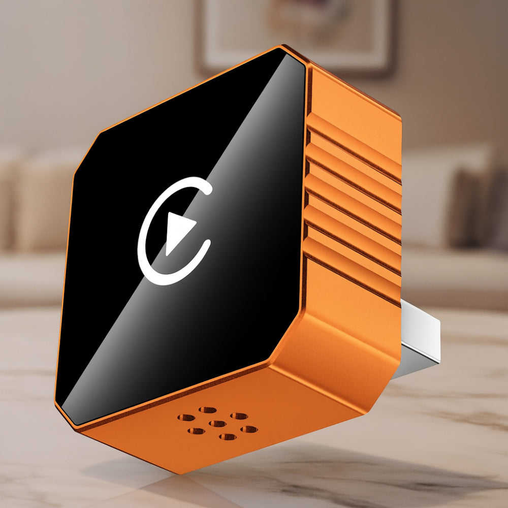 Wireless CarPlay Adapter for Factory Wired Systems with Dual-Band USB Connectivity