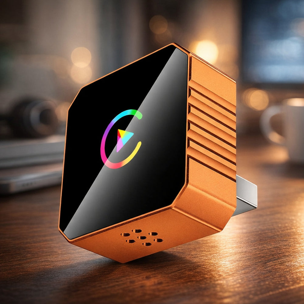 Wireless CarPlay Adapter for Factory Wired Systems with Dual-Band USB Connectivity