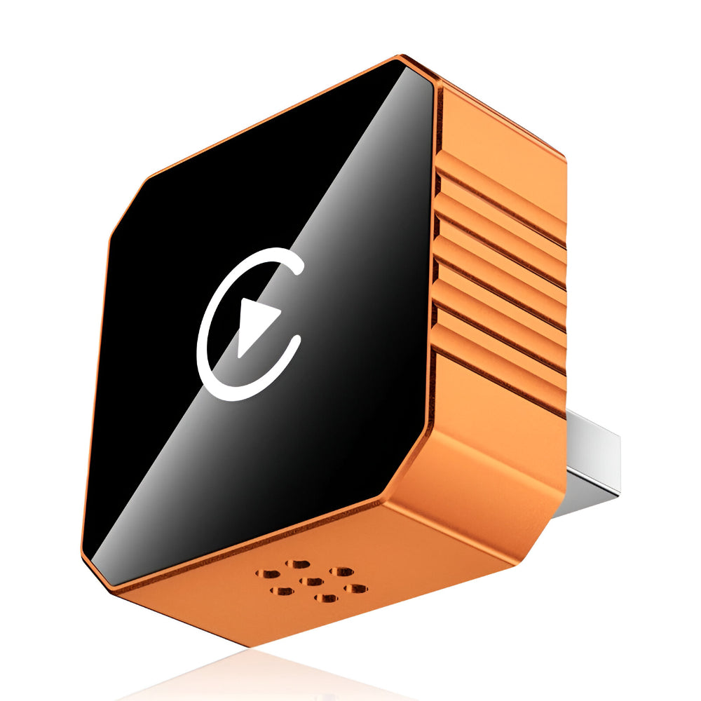 Wireless CarPlay Adapter for Factory Wired Systems with Dual-Band USB Connectivity