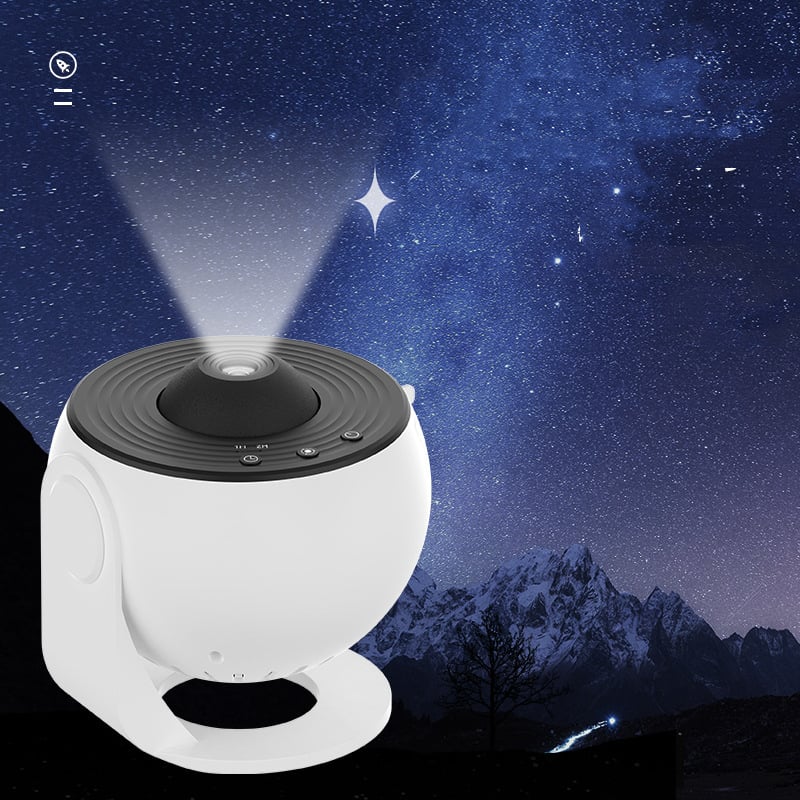 Galaxy Star Projector Night Light with 12 Changeable Images 360° Rotation Adjustable Focus Bluetooth