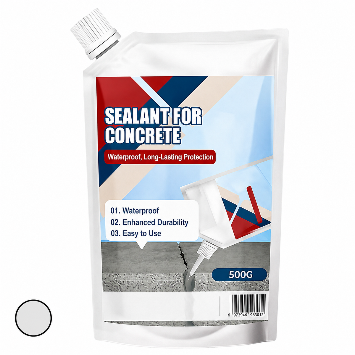 Concrete Crack Repair Sealant for Concrete, Screed and Masonry - Waterproof After Curing