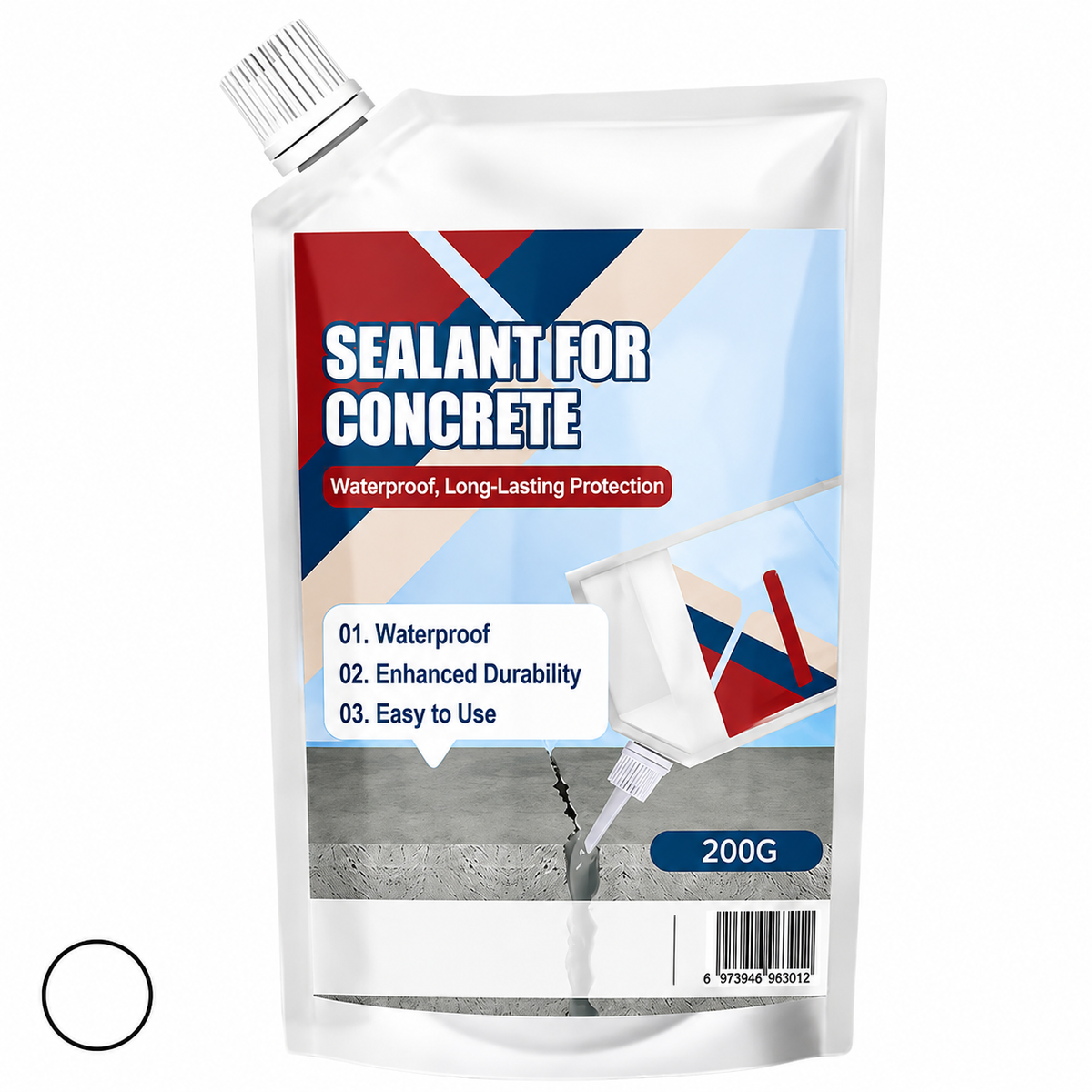 Concrete Crack Repair Sealant for Concrete, Screed and Masonry - Waterproof After Curing