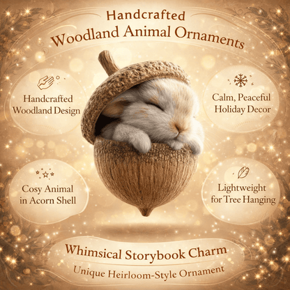 Handcrafted Woodland Ornaments
