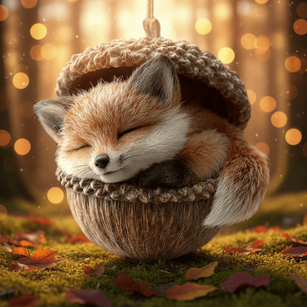 Handcrafted Woodland Ornaments