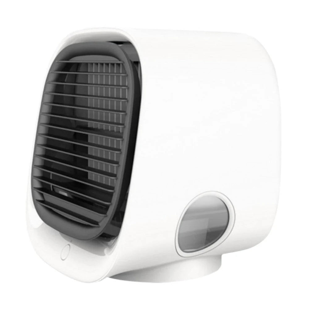 2-in-1 USB Desk Fan & Humidifier with Built-In LED Night Light & Auto Shut-Off Safety