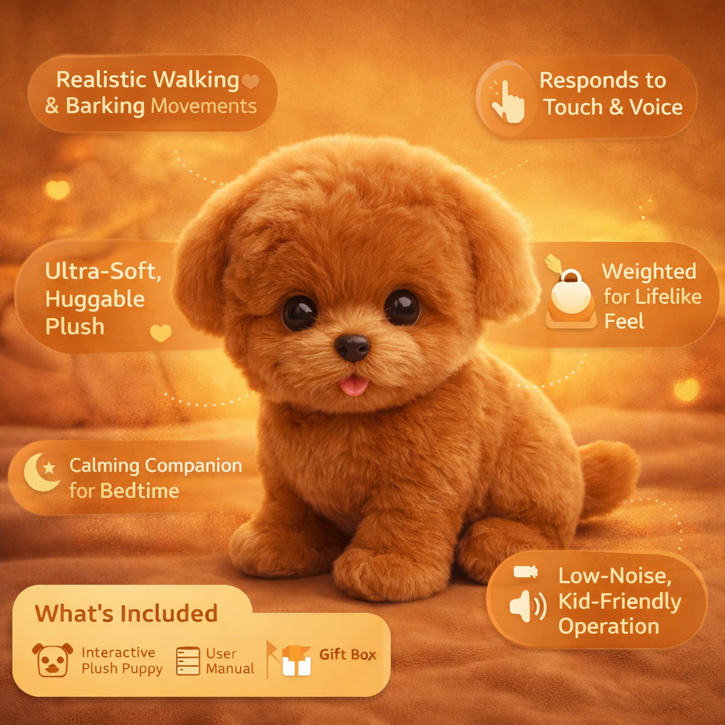 Interactive Walking Puppy Toy