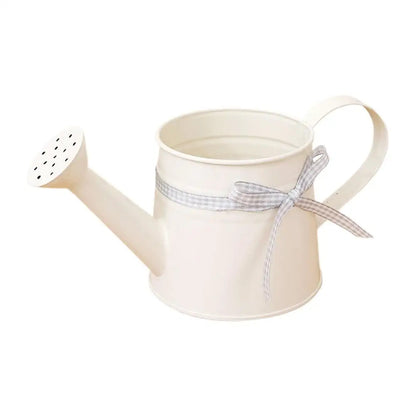 Decorative Metal Watering Can with Gentle Shower Head for Balcony and Terrace Plants