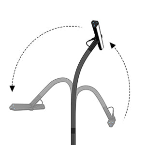 Clamp On LED Desk Lamp with 1100 Lumens, Dimmable Light Bar with 3000K to 6000K and Memory Mode