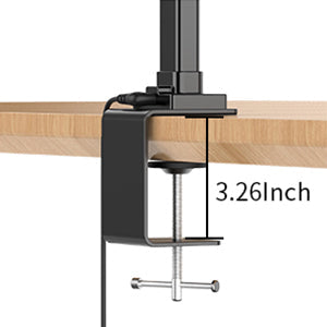 Clamp On LED Desk Lamp with 1100 Lumens, Dimmable Light Bar with 3000K to 6000K and Memory Mode