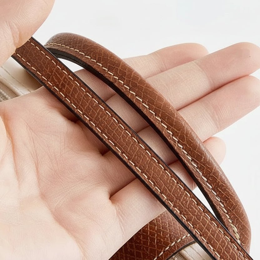 LuxeStrap Premium Leather Straps For Longchamp Mini, Adjustable And Durable
