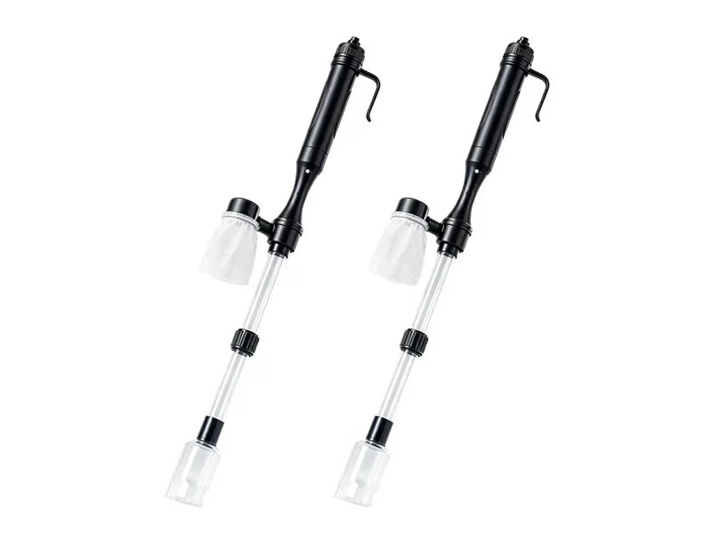 Battery-Powered Electric Aquarium Gravel Cleaner with Suction Pump and Filter Bag