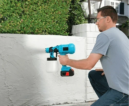 Cordless Electric Paint Sprayer with 3 Spray Patterns and Adjustable Flow Rate Control