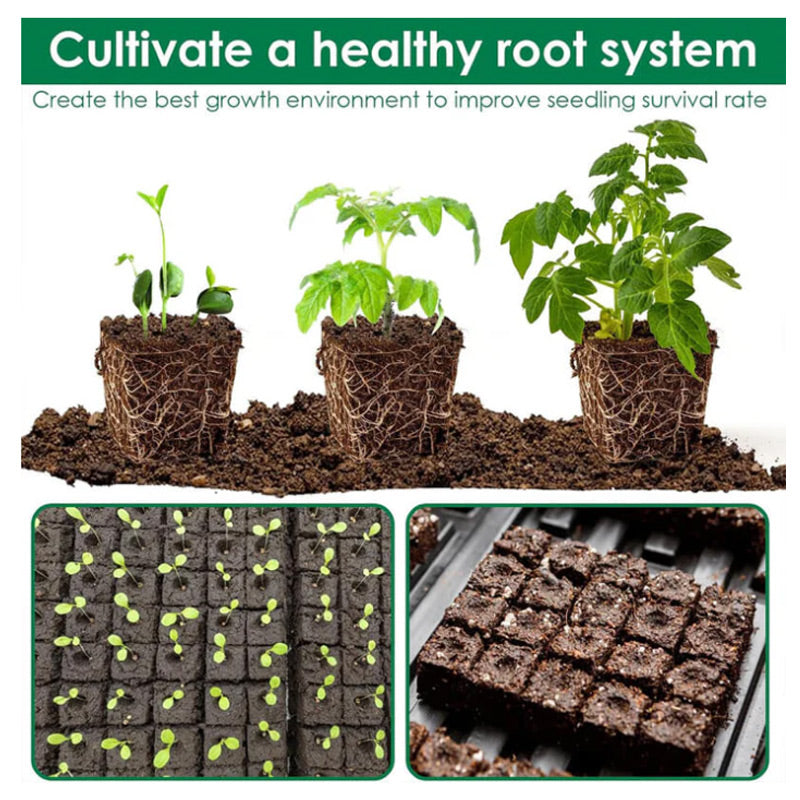 Stainless Steel Soil Block Press for Plastic-Free Seed Starting, Manual Lever Design