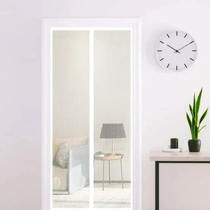 Magnetic Fly Screen Door with Automatic Closing and Tool-Free Velcro Installation