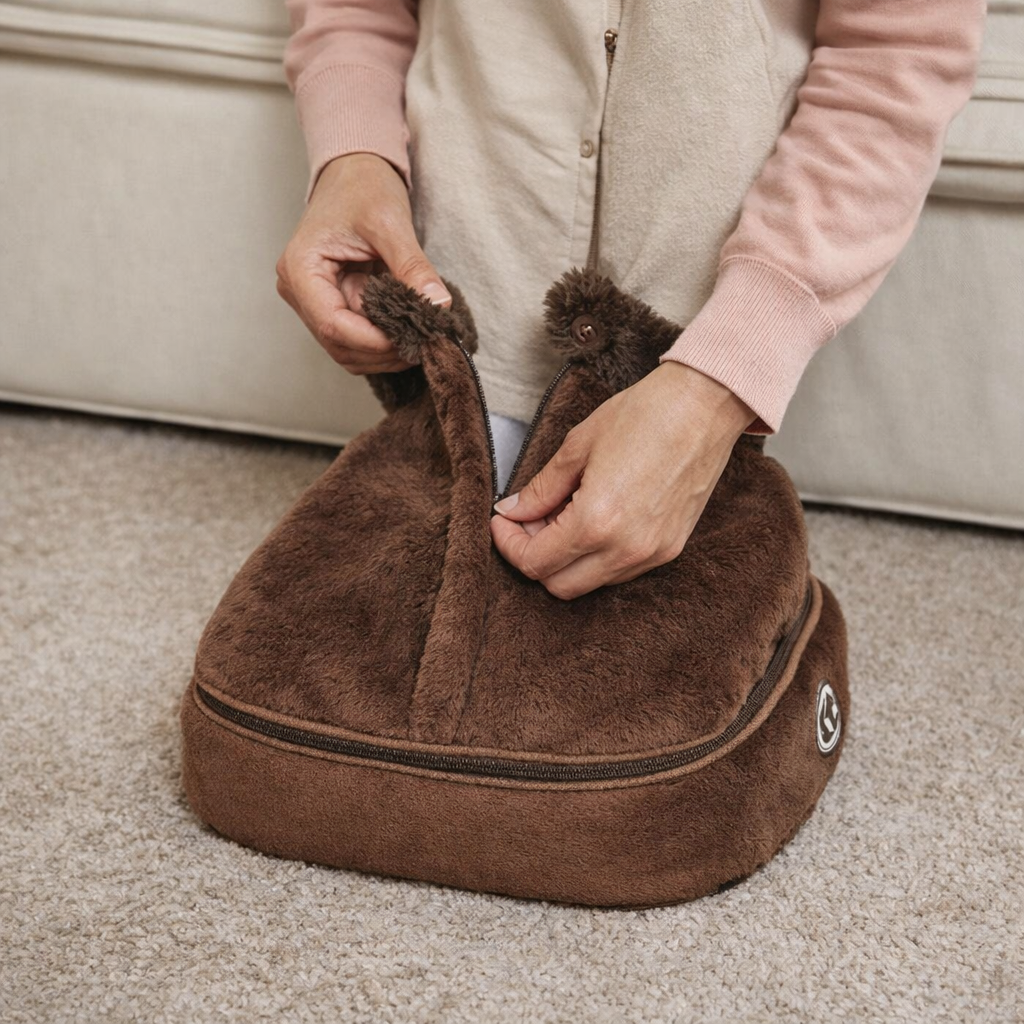 Heated Foot Massager Slippers