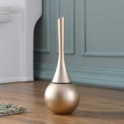 Silicone Toilet Brush with Holder for Deep Cleaning, Hygienic Bathroom Brush Set for Home and WC