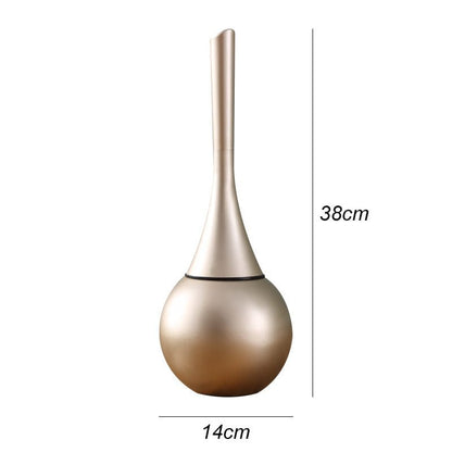 Silicone Toilet Brush with Holder for Deep Cleaning, Hygienic Bathroom Brush Set for Home and WC