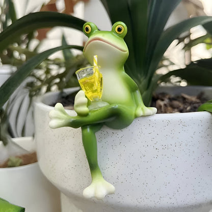 Frog Plant Pot Hanging Ornament