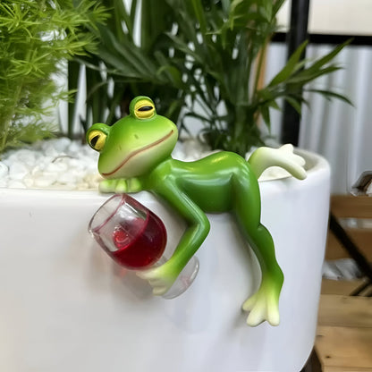 Frog Plant Pot Hanging Ornament