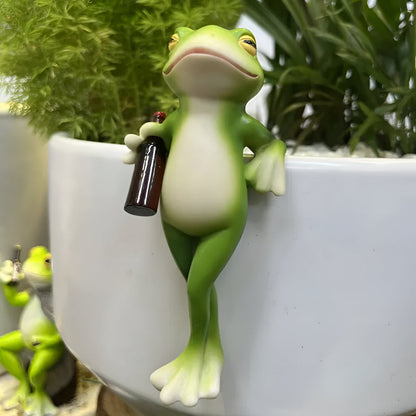 Frog Plant Pot Hanging Ornament