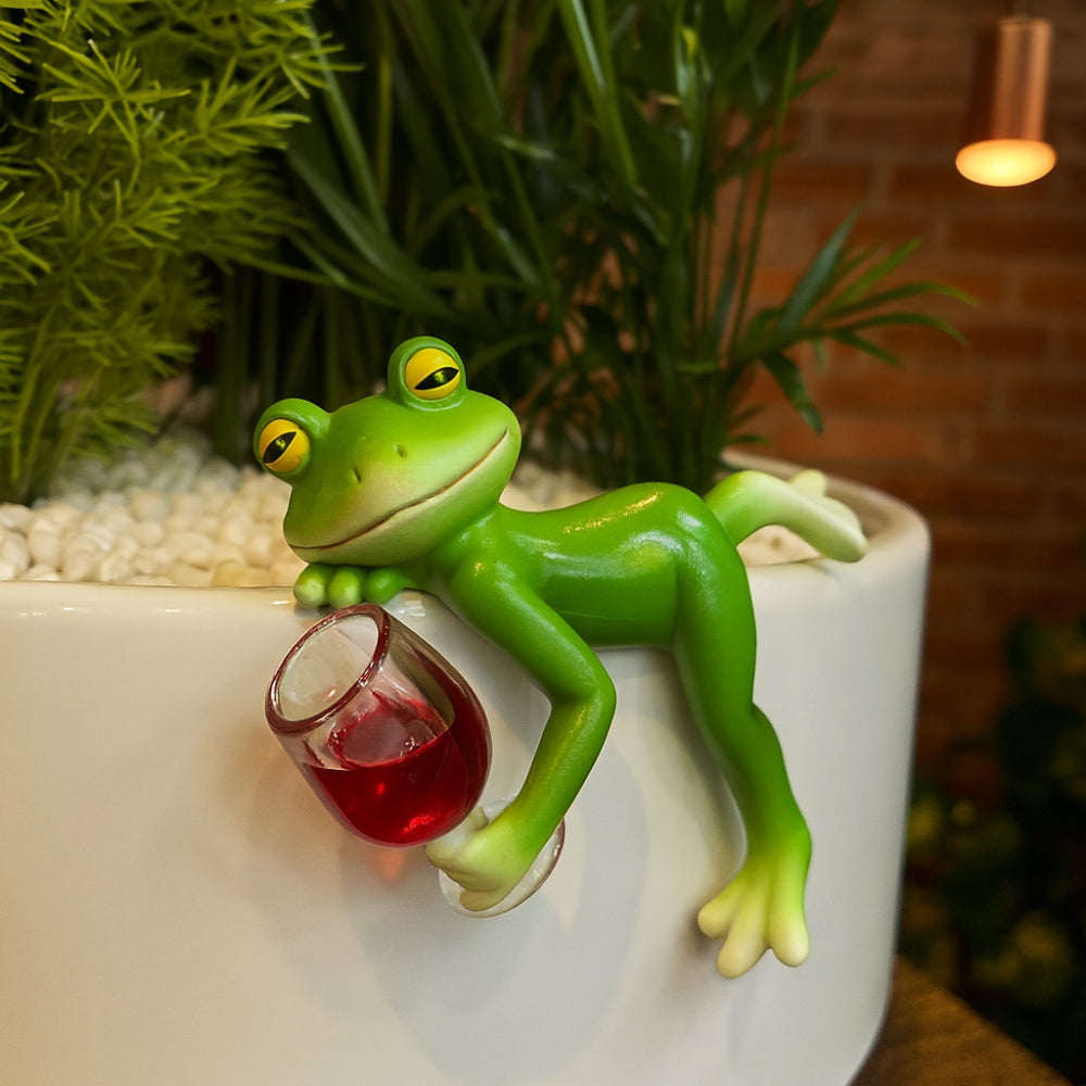 Frog Plant Pot Hanging Ornament