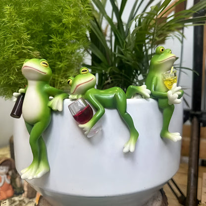 Frog Plant Pot Hanging Ornament