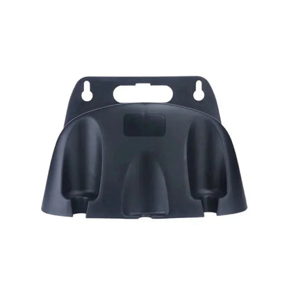 Wall-Mounted Garden Hose Holder with Carry Handle and Weatherproof PP Plastic Build