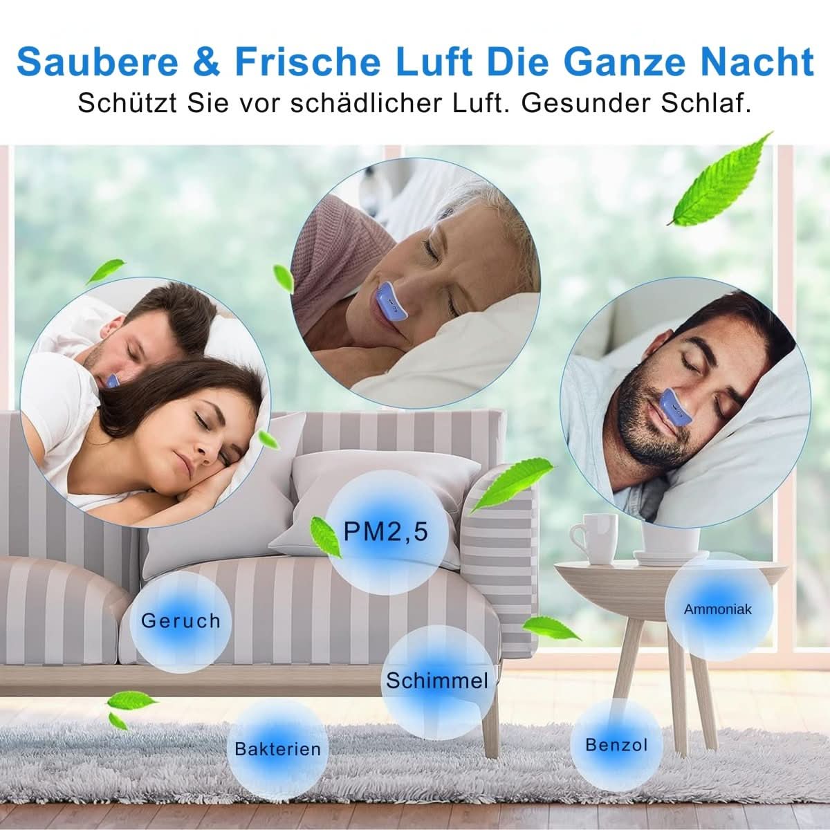 MicroBreath Nasal Comfort Device for a Relaxed Nighttime Wind-Down Bedtime Routine