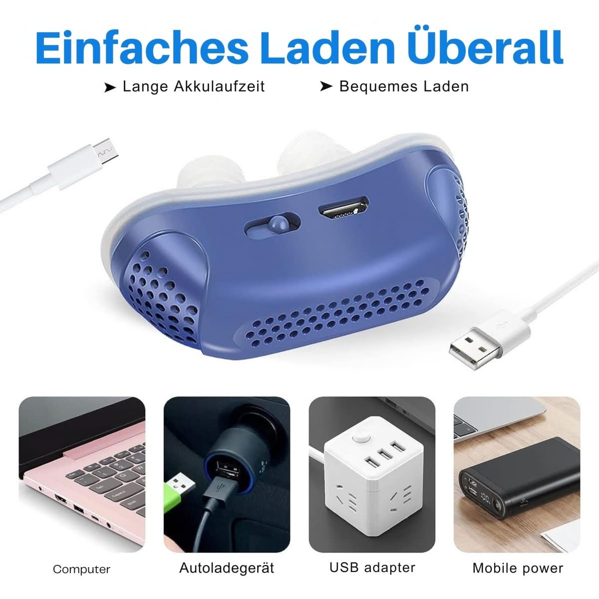 MicroBreath Nasal Comfort Device for a Relaxed Nighttime Wind-Down Bedtime Routine