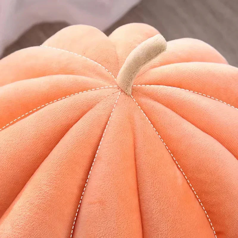 Pumpkin Shaped Closed Cat Bed Cosy Cat Cave with Removable Cushion Soft Padded Hideaway Pet Bed