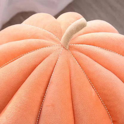 Pumpkin Shaped Closed Cat Bed Cosy Cat Cave with Removable Cushion Soft Padded Hideaway Pet Bed