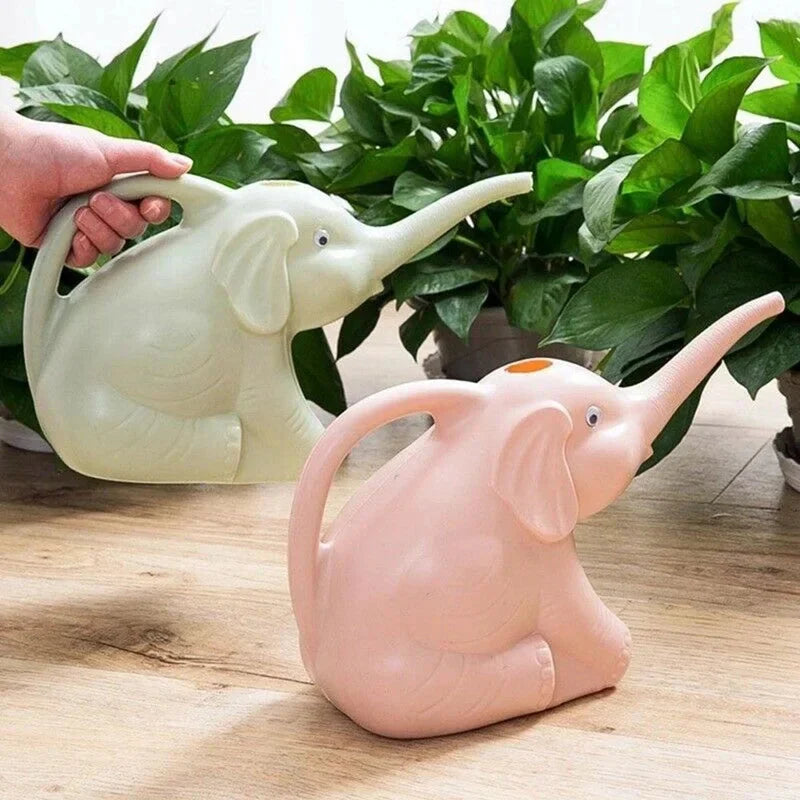 Elephant-Shaped Watering Can with Precision Trunk Spout for Indoor and Outdoor Plants