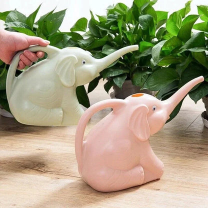 Elephant-Shaped Watering Can with Precision Trunk Spout for Indoor and Outdoor Plants