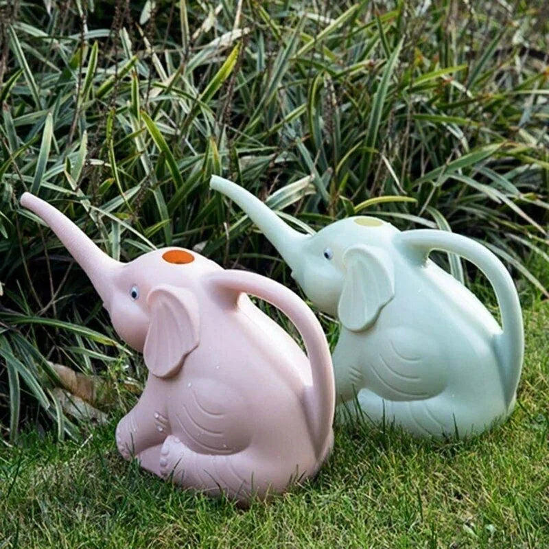 Elephant-Shaped Watering Can with Precision Trunk Spout for Indoor and Outdoor Plants