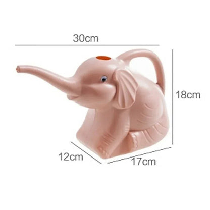 Elephant-Shaped Watering Can with Precision Trunk Spout for Indoor and Outdoor Plants
